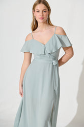 Sage Green Maxi Dress - Marit Style